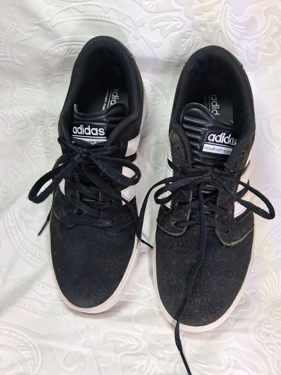 adidas Other - adidas Kids Black and White Low-Top Sneakers